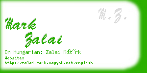 mark zalai business card